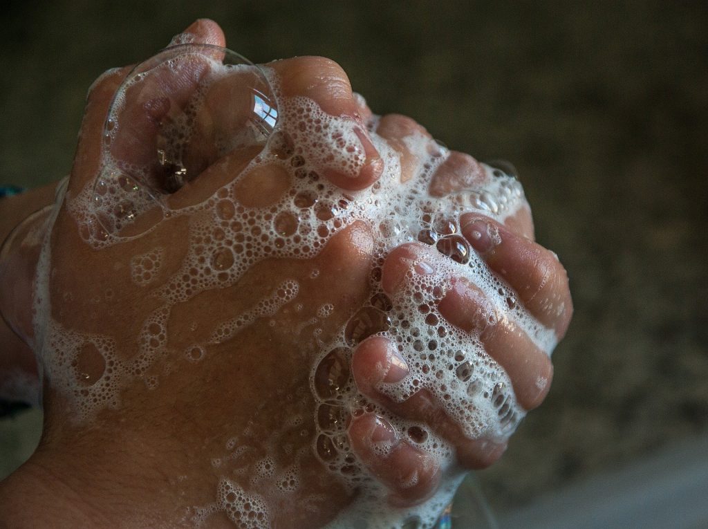 higiene de las manos